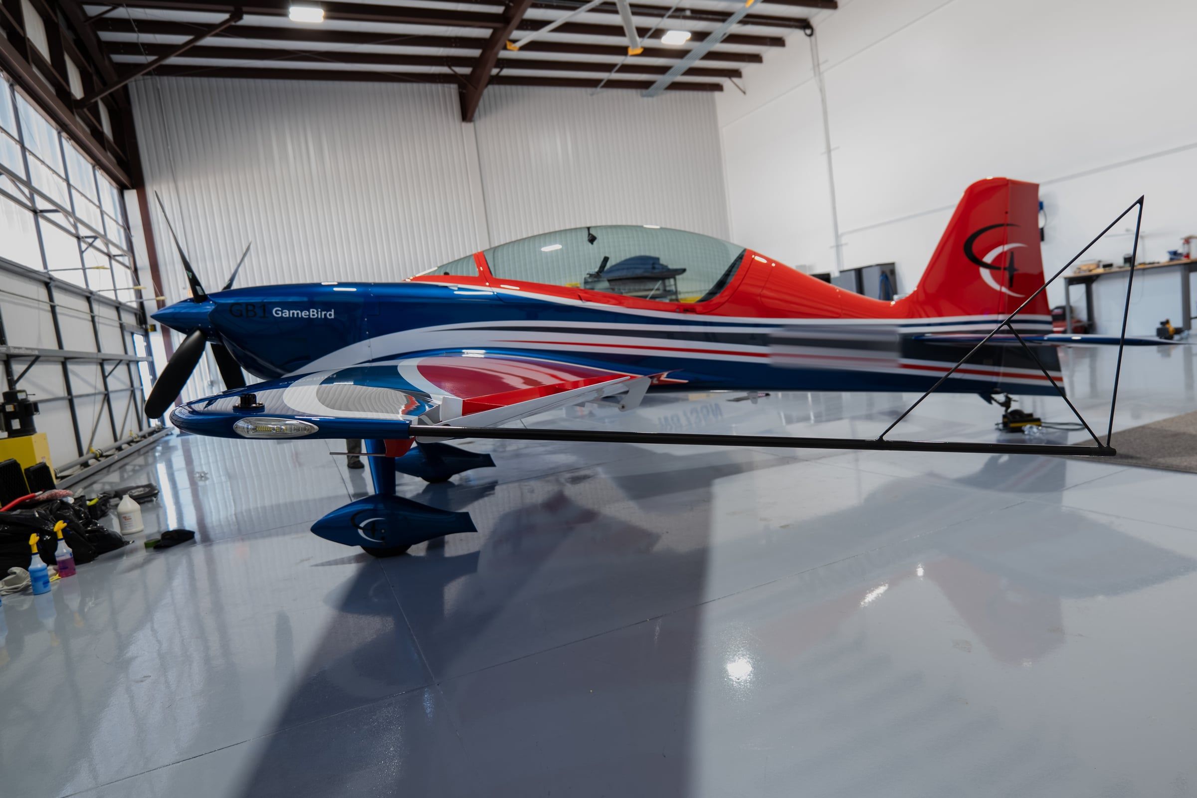 GameBird GB1 in the hangar